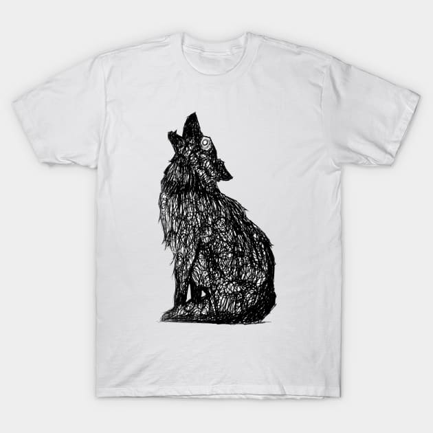 Wolf T-Shirt by LordDanix